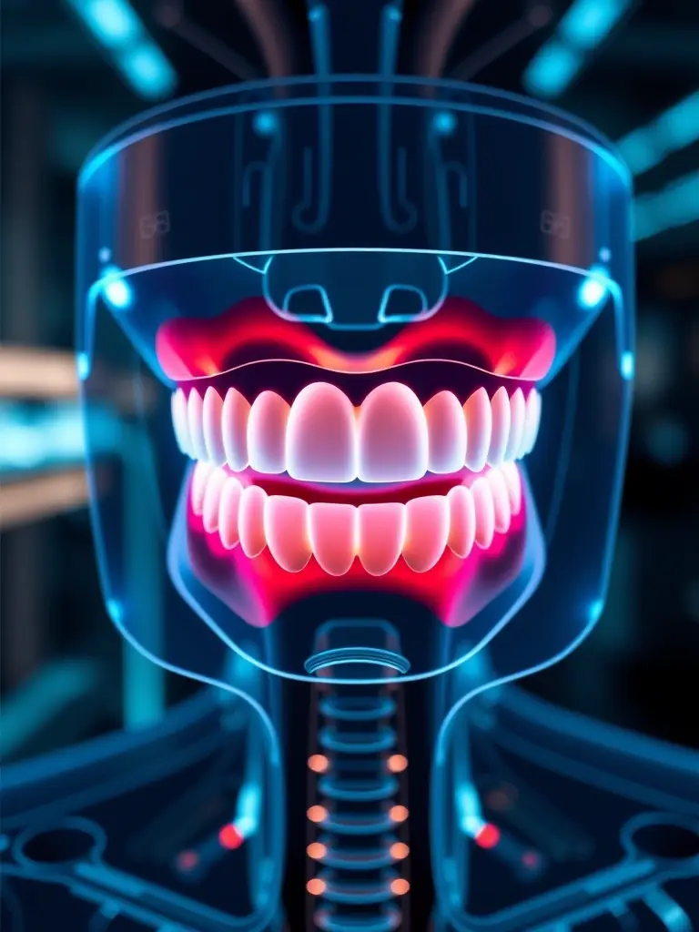 Imagen de un software de diseño digital de sonrisa mostrando una simulación de una sonrisa mejorada y personalizada para un paciente de Dentissimi.